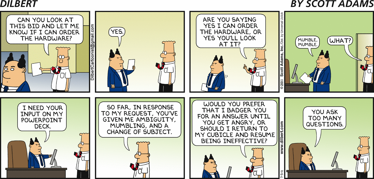 Dilbert Cartoon